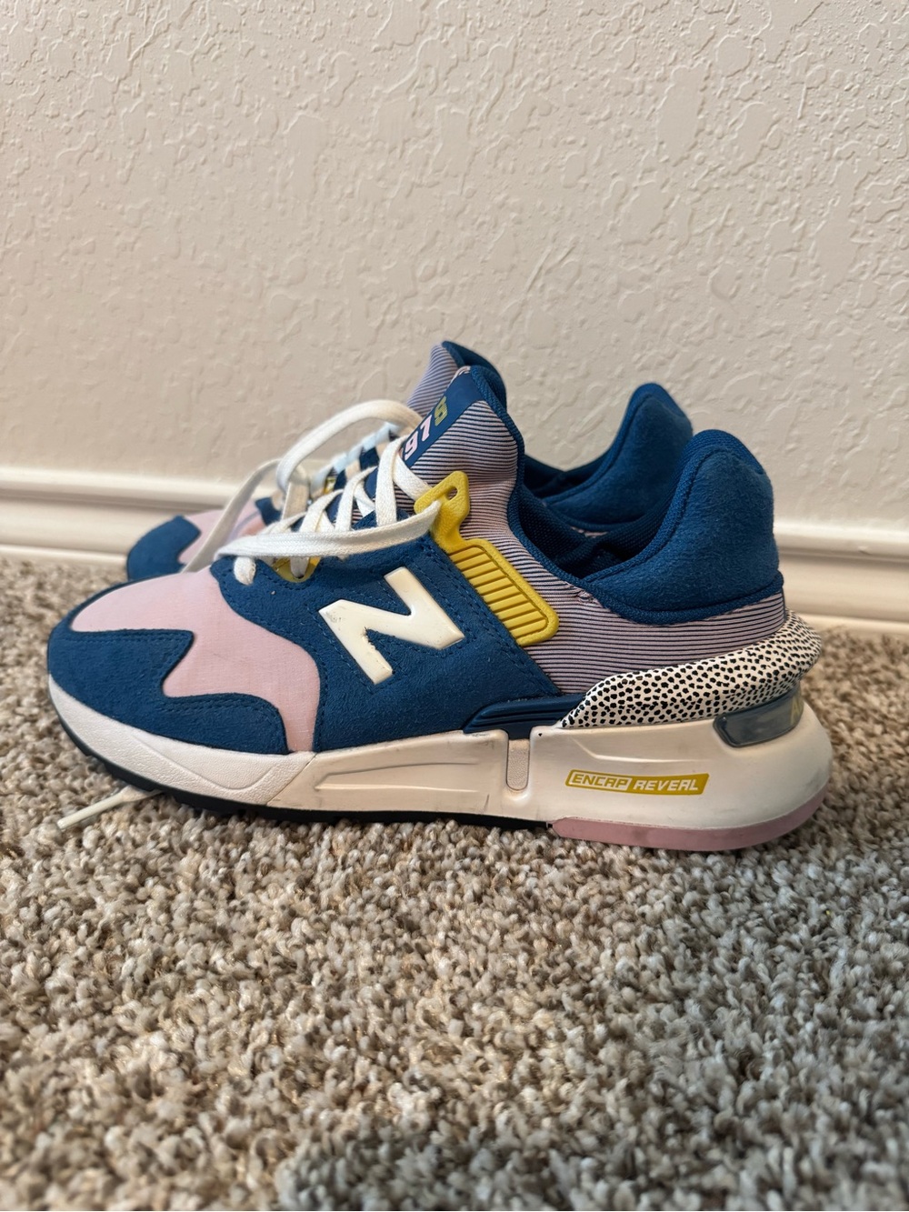 New Balance Blue, Pink & Yellow Lifestyle Sneakers